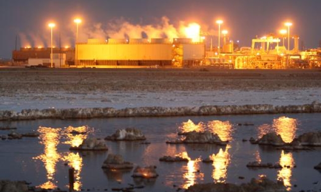 Una centrale geotermica nella zona del Salton Sea. Afp