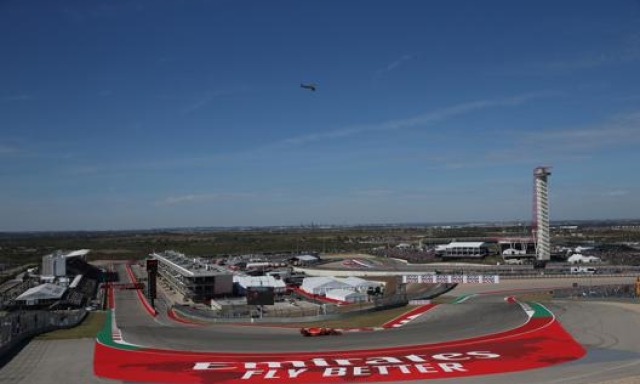 La SF90 di Charles Leclerc nel GP di Usa 2019 al Circuito delle Americhe di Austin. LaPresse