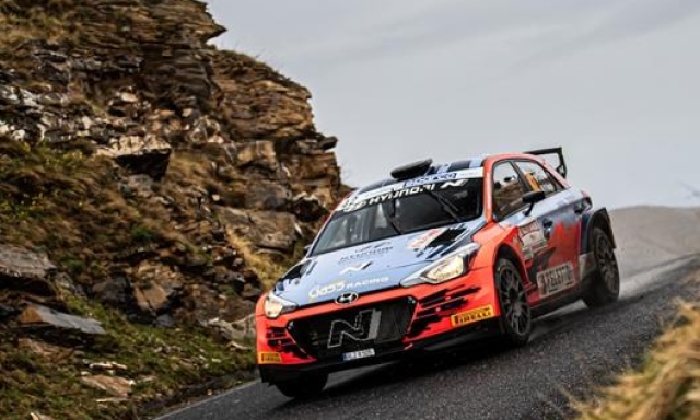 L’irlandese Craig Breen sulla Hyundai i20 R5 al Rallye Sanremo