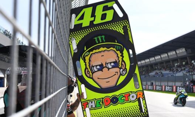 Ad aprile si è vista la prima immagine della MotoGP VR46 con grafiche Aramco