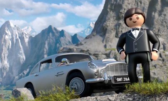 La tedesca Playmobil presenta il suo set dedicato a 007 e alla sua fedele Aston Martin DB5