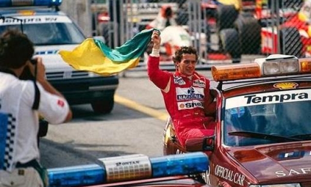 Ayrton Senna trionfa a a Interlagos il 28 marzo 1993