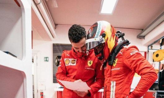 Sainz è salito per l’ultima volta al volante di una Ferrari a metà febbraio (foto @carlossainz55)