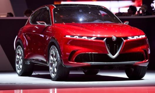 Il concept della Alfa Romeo Tonale mostrato a Ginevra nel 2019 durante l'era Fca. LaPresse