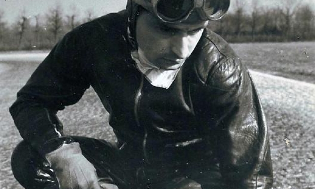 Bruno Ruffo, primo vincitore nel 1949 del titolo iridato in 250 nel 1949