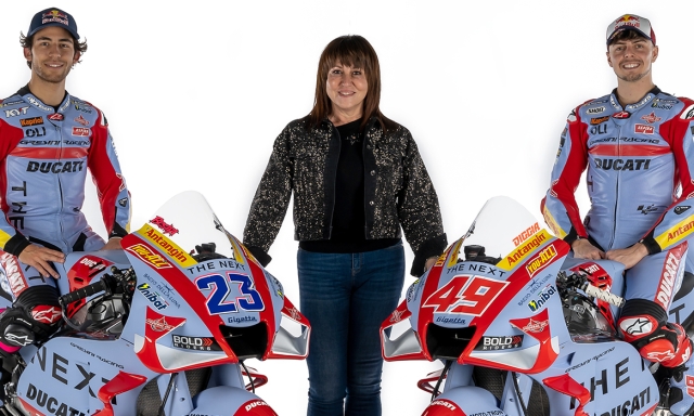 Gresini Racing: Bastianini e Di Giannantonio con Nadia Gresini
