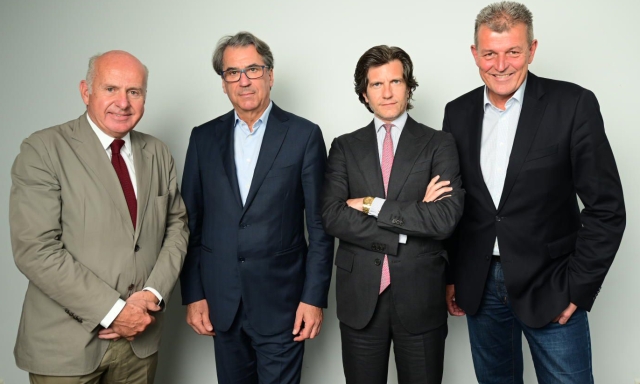 Da sinistra: Eric de Seynes, Stefan Pierer, Michele Colaninno e Markus Schramm