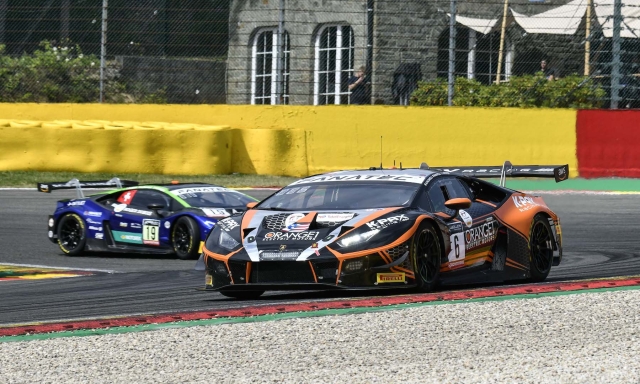 Le Lamborghini Huracán di Caldarelli e Bortolotti alla 24 Ore di Spa 2022