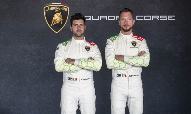 Andrea Caldarelli e Mirko Bortolotti, 32enni piloti ufficiali Lamborghini