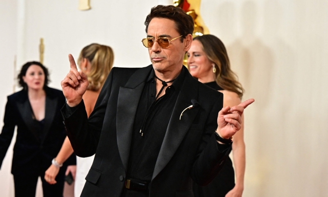 US actor Robert Downey Jr. attends the 96th Annual Academy Awards at the Dolby Theatre in Hollywood, California on March 10, 2024. (Photo by Frederic J. Brown / AFP)