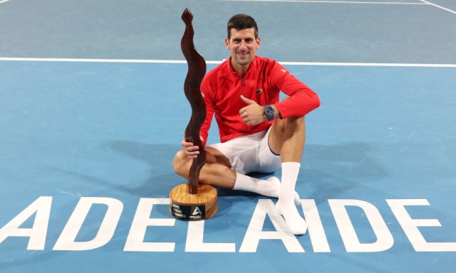 Djokovic, Adelaide come trampolino di lancio per il 25° Slam