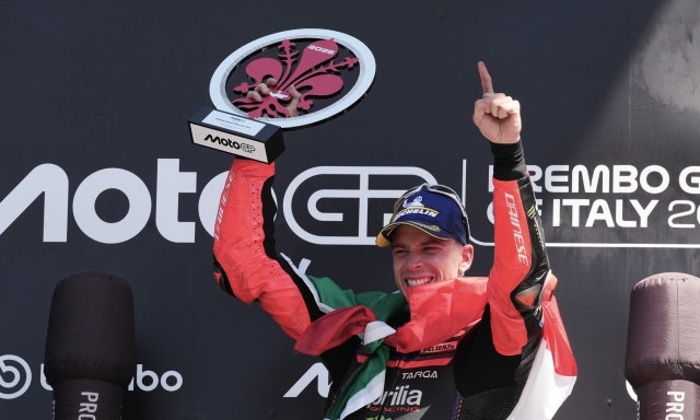 Bezzecchi: "Vincere al Mugello era il sogno che avevo da bambino. Grazie Aprilia!"