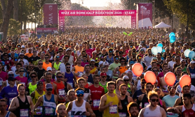 Wizz Air Rome Half Marathon by Brooks Running: record di iscritti con 40mila runner