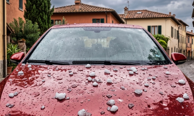 Auto danneggiata dalla grandine: quanto costa riparare la carrozzeria