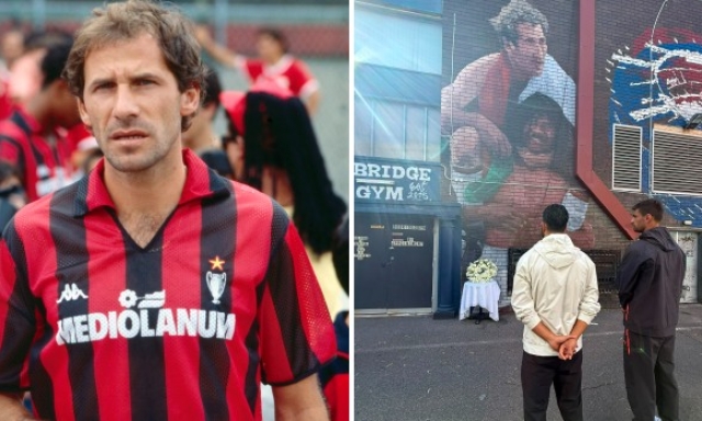 Amorim e il Milan davanti al murales di Baresi a Perth. Gabbia: "Ci spiace non poter essere al funerale"