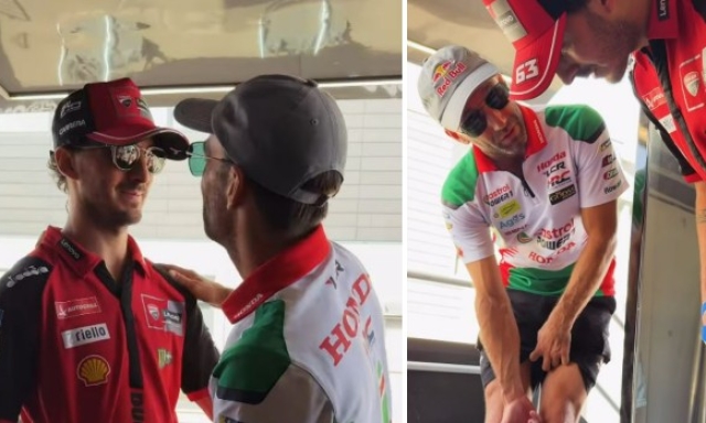 Zarco rientra dall'infortunio, fa il 9° tempo e va da Bagnaia: "Ti volevo ringraziare per la tua umanità"