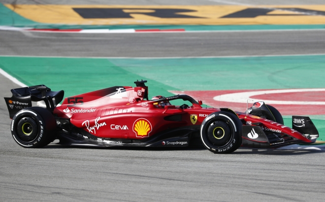 Ferrari F1-75 test 2022 montmelo