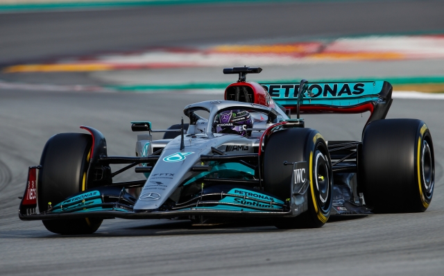 Mercedes F1 W13 test 2022
