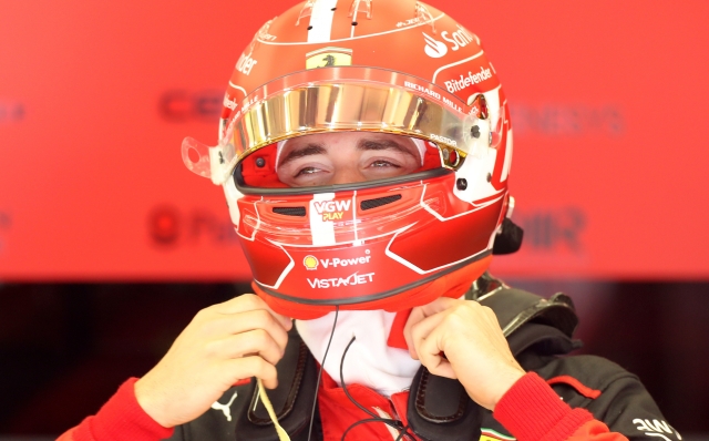 Charles Leclerc pronto per il primo GP del 2023. GETTY