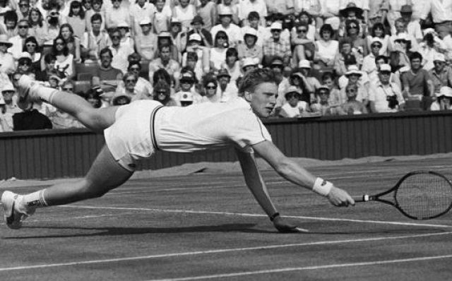 Boris Becker a Wimbledon 1986
