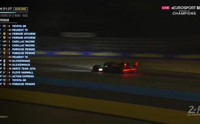 Toyota torna prima all'una di notte a Le Mans