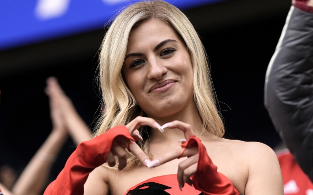Supporters during the Euro 2024 soccer match between Italy and Albania at the Signal Iduna Park stadium in Dortmund, Germany - Saturday 15, June 2024. Sport - Soccer. (Photo by Fabio Ferrari/LaPresse)