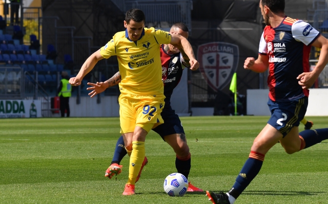 Kevin Lasagna of Hellas Verona - Cagliari - Hellas Verona - fotografo: Ciamillo