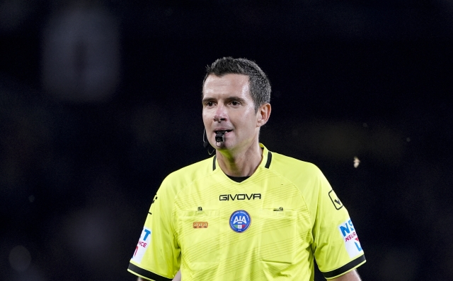 referee Ghersini during the Coppa Italia soccer match between Torino and Empoli at the Olimpico Grande Torino Stadium, September 24, 2024. Sport - Soccer EXCLUSIVE TORINO FC (Photo Fabio Ferrari/LaPresse)