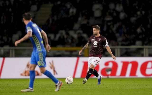 Torino?s Karol Linetty  during the Coppa Italia soccer match between Torino and Empoli at the Olimpico Grande Torino Stadium, September 24, 2024. Sport - Soccer EXCLUSIVE TORINO FC (Photo Fabio Ferrari/LaPresse)