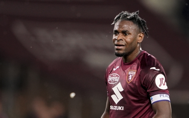 Torino?s Duvan Zapata   during the Coppa Italia soccer match between Torino and Empoli at the Olimpico Grande Torino Stadium, September 24, 2024. Sport - Soccer EXCLUSIVE TORINO FC (Photo Fabio Ferrari/LaPresse)