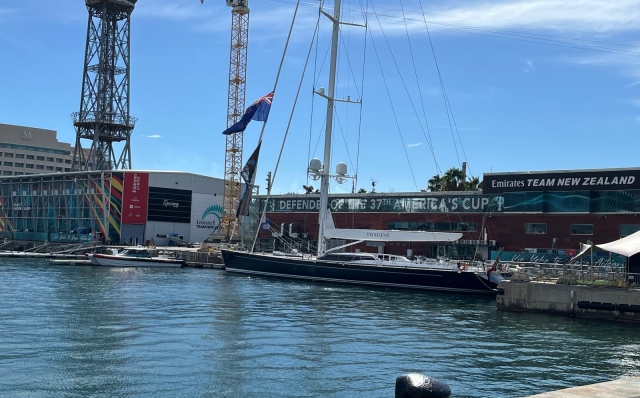 la base di emirates team new zealand a barcellona per la 37esima america's cup