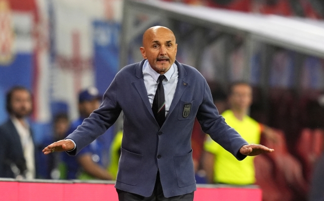 Italy's head coach Luciano Spalletti during the Euro 2024 soccer match between Croatia and Italy at the Leipzig stadium, Lipsia, Germany - Monday 24, June, 2024. Sport - Soccer. (Photo by Fabio Ferrari/LaPresse)