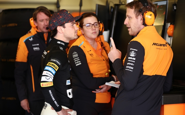 MEXICO CITY, MEXICO - OCTOBER 25: Pato O'Ward of Mexico and McLaren looks on in the garage prior to practice ahead of the F1 Grand Prix of Mexico at Autodromo Hermanos Rodriguez on October 25, 2024 in Mexico City, Mexico. (Photo by Jared C. Tilton/Getty Images)