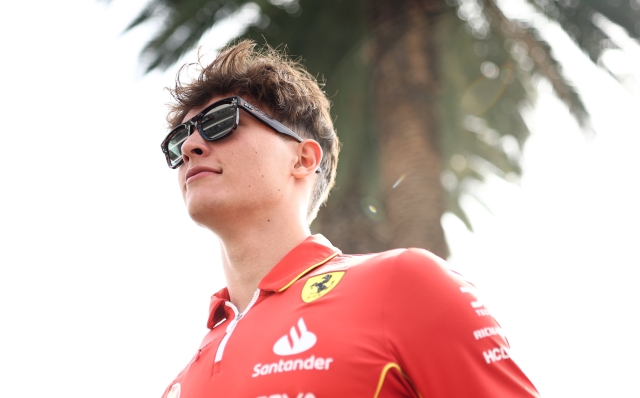 MEXICO CITY, MEXICO - OCTOBER 25: Oliver Bearman of Great Britain and reserve driver for Ferrari walks in the Paddock prior to practice ahead of the F1 Grand Prix of Mexico at Autodromo Hermanos Rodriguez on October 25, 2024 in Mexico City, Mexico. (Photo by Jared C. Tilton/Getty Images)