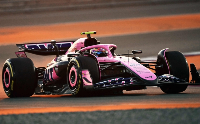 Alpine's French driver Pierre Gasly races during the first practice session of the Qatari Formula One Grand Prix at the Lusail International Circuit in Lusail, north of Doha, on November 29, 2024. (Photo by Giuseppe CACACE / AFP)