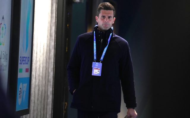 Juventus’ head coach Thiago Motta during the EA Sports FC italian Supercup 2024/2025 match between Juventus and Milan at Al-Awwal Park Stadium in Riyadh, Saudi Arabia - Sport, Soccer -  Friday January 3, 2025 (Photo by Alfredo Falcone/LaPresse)