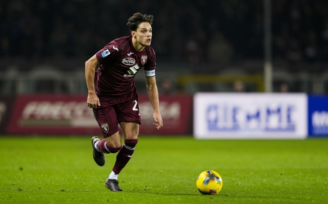 Torino?s Samuele Ricci  during the Serie A soccer match between Torino FC and Juventus the Stadio Olimpico Grande Torino in Turin, north west Italy - January 11, 2025. Sport - Soccer EXCLUSIVE TORINO FC (Photo by Fabio Ferrari/LaPresse)