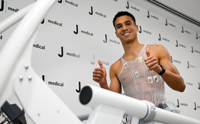 TURIN, ITALY - JANUARY 15: Juventus New Signing Alberto Costa Medical Tests at Jmedical on January 15, 2025 in Turin, Italy. (Photo by Daniele Badolato - Juventus FC/Juventus FC via Getty Images)