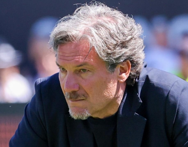 Venezia's head coach Giovanni Stroppa during the Serie B soccer match between Sampdoria and Sudtirol at the Luigi Ferraris Stadium in Genova, Italy - Friday, May 01, 2026. Sport - Soccer . (Photo by Tano Pecoraro/Lapresse)