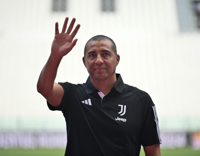 TURIN, ITALY - JUNE 10: David Trezeguet during the Juventus Academy World Cup 2024 at Juventus Stadium on June 10, 2024 in Turin, Italy.  (Photo by Stefano Guidi/Juventus/Juventus FC via Getty Images)