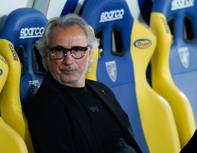Andrea Carnevale scouting manager of Udinese Calcio looks on during the Serie A TIM match between Frosinone Calcio and Udinese Calcio at Stadio Benito Stirpe on May 26, 2024 in Frosinone, Italy. (Photo by Giuseppe Maffia/NurPhoto) (Photo by Giuseppe Maffia / NurPhoto via AFP)