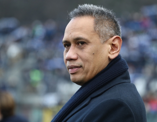  Como 1907 president Mirwan Suwarso looks on during the Serie A match between Como 1907 and Atalanta BC at Giuseppe Sinigaglia Stadium on February 01, 2026 in Como, Italy. (Photo by Marco Luzzani/Getty Images)