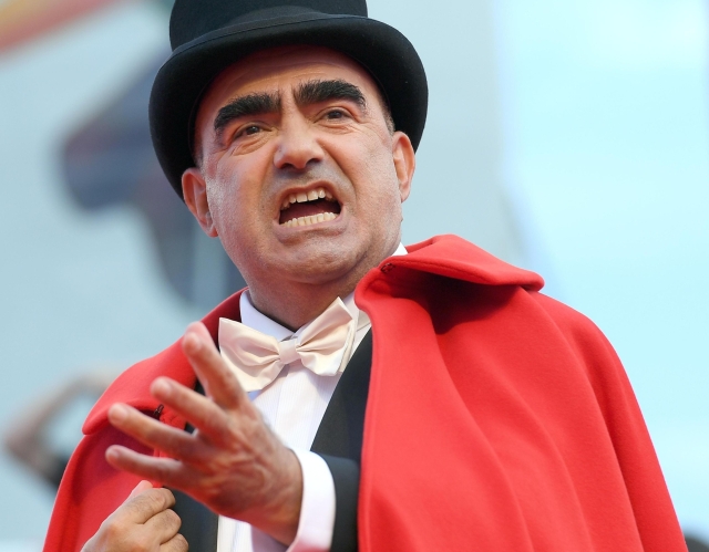 Singer Elio, from the band 'Elio e le Storie Tese', arrives for the premiere of 'The Sisters Brothers' during the 75th annual Venice International Film Festival, in Venice, Italy, 02 September 2018. The movie is presented in the official competition 'Venezia 75' at the festival running from 29 August to 08 September 2018. ANSA/CLAUDIO ONORATI