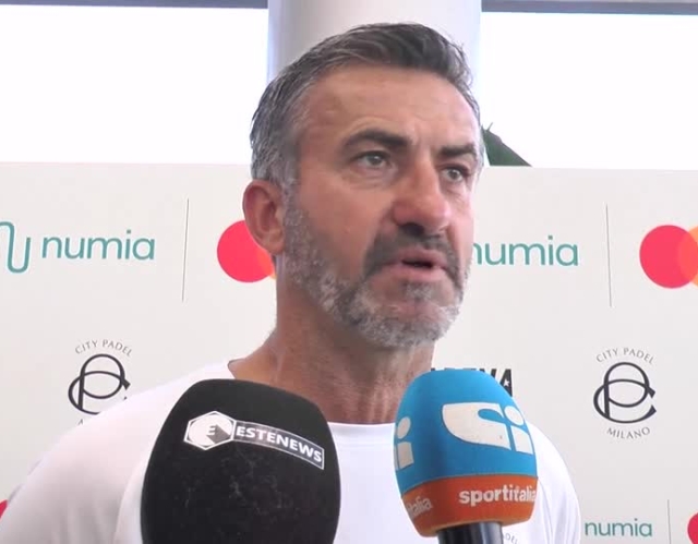 The former Italian defender, present at the Golden Goose Arena in Milan where the Italian leg of the padel Legends Trophy took place, has few doubts about who will take home the Serie A title.