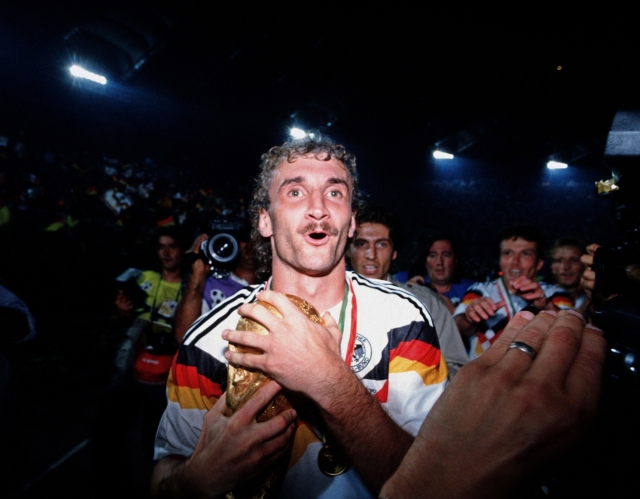 0(Photo by Bongarts/Getty Images)  *** Local Caption *** Rudi Voeller