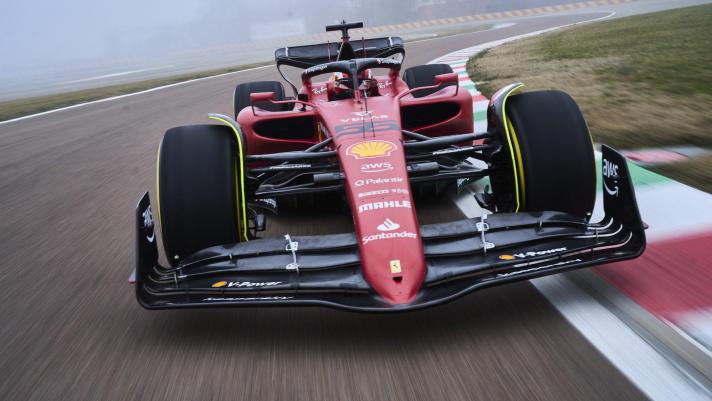 Ferrari F1-75 2022 a Fiorano con Leclerc