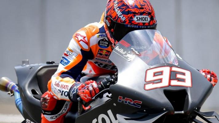 Marc Marquez Honda Hrc MotoGP ai test di Mandalika 2022