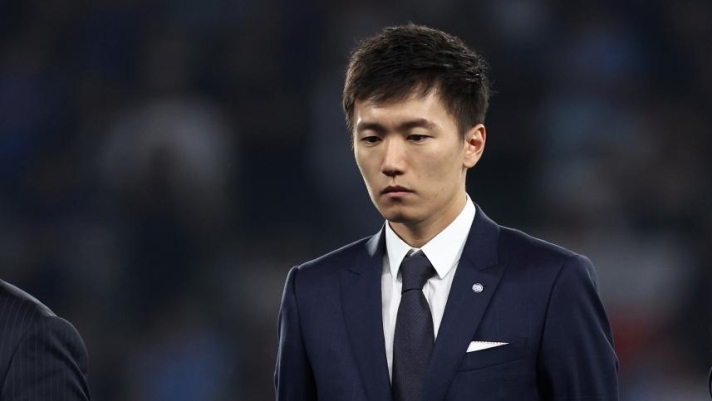 ISTANBUL, TURKEY - JUNE 10: Steven Zhang looks on at the end of the UEFA Champions League 2022/23 final match between FC Internazionale and Manchester City FC at Atatuerk Olympic Stadium on June 10, 2023 in Istanbul, Turkey. (Photo by Francesco Scaccianoce - Inter/Inter via Getty Images)