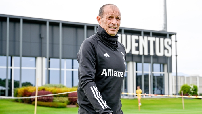 TURIN, ITALY - APRIL 30: Massimiliano Allegri of Juventus during a training session at JTC on April 30, 2024 in Turin, Italy.  (Photo by Daniele Badolato - Juventus FC/Juventus FC via Getty Images)