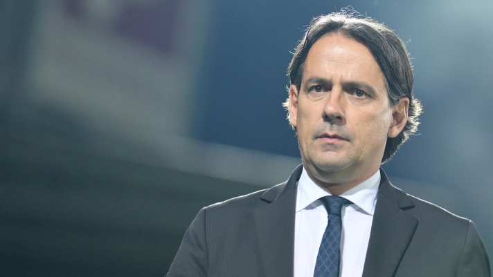 Inter Milan’s head coach Simone Inzaghi during the Serie A Tim soccer match between Frosinone and Inter at the Frosinone Benito Stirpe stadium, Italy - Friday, May 10, 2024 - Sport  Soccer ( Photo by Alfredo Falcone/LaPresse )